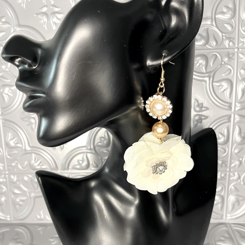 Flower Bling Earrings